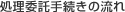 処理委託手続きの流れ